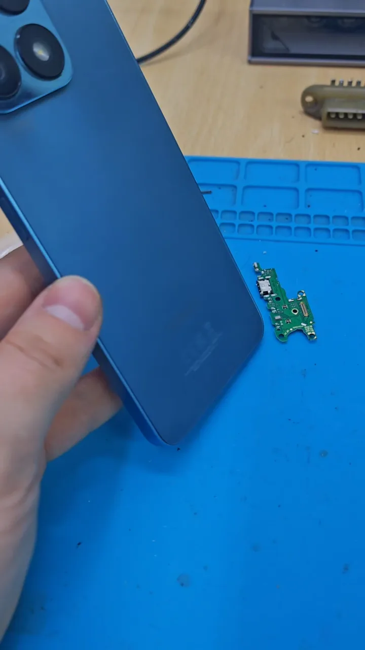 Замена микрофона Honor X8